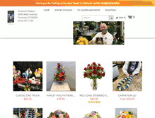 Tablet Screenshot of fremontflowers.com